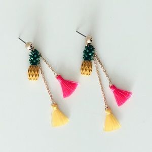 Pineapple Dangle Earrings/Tassel Earring